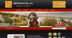 Desktop Screenshot of jandgelectric.com