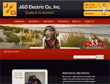 Tablet Screenshot of jandgelectric.com